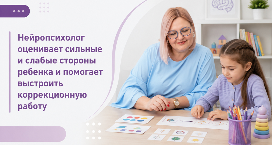 Консультации и занятия с детским нейропсихологом доступны в Центре нейрофизиологии и коррекции речи "Здоровый ребенок"